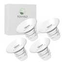 TOVVILD 16mm Flange Inserts for 24mm Flange/Shield, Compatible with Momcozy/Medela/MOMMED/Spectra Breast Pumps, Pump Parts Replace (4PCS 16mm)