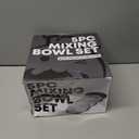 Priority Chef Stainless Steel Mixing Bowls with Lids Set, 3 Grater Attachments, Airtight Lids, Non-Slip Silicone Base Mixing Bowl Set, Large Prep Metal Mixing Bowls for Kitchen, Black