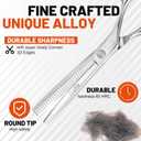 High-end Professional Hair Thinning Scissors Hair Cutting Teeth Shears Barber Hairdressing Texturizing Scissor Extremely Very Sharp 6 Inch Stainless Steel Alloy For Men,Women,Salon & Home