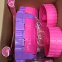 Hoopi Extreme Bubbles Lawn Mower for Toddlers, Spill-Proof Kids Bubble Machine with Lights for 2-Year-Old Girl Birthday Gift, Easter Gifts for Toddlers, Bubble Blowing Push Outdoor Toy with 3 Bottles