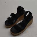 SM NEW YORK Womens Bandi Ankle Strap Cork Wedge Sandals 9 1/2