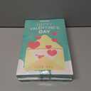 3 x 36 Pack Valentines Day Cards for Kids School  Adorable Die-Cut Animal & Food Classroom Valentines with Pink Envelopes & Stickers, 9 Cute Designs for Boys, Girls & Teachers