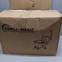 Simpli-Magic 79358 Commercial Mop Bucket with Side Press Wringer, 26 Quart, 14.75"L x 12.95"W x 19.95"H, Yellow