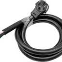 Parkworld 68383 Welder Power Cord NEMA 14-60 Plug Male Generator Replacement Cord, UL Listed (14-60P, 8FT)