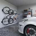 MonTEK Swivel Bike Wall Mount, Bike Hangers for Garage, Space-Saving Vertical Bike Rack, Sturdy Bike Storage Rack Holds Up to 66lbs, Easy to Install, 2 Pack