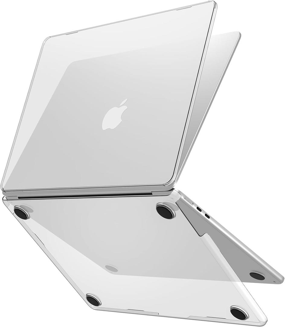 ProCase Hard Shell Case for MacBook Air 13 inch 2026 2025 2024 2023 2022, M5 A3449, M4 A3240, M3 A3113, M2 A2681, Laptop Cover for MacBook Air 13.6" -Clear