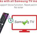 Replacement for Samsung TV Remote, Voice Control, Compatible with 2019-2025 Samsung Smart TV, LED, QLED, Crystal UHD & The Frame Series