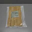 DaTpuik 3/4 x 12 Inch 9 PCS Square Dowel Rods Wood Sticks Wooden Dowel Rods - Unfinished Bamboo Sticks - for Crafts,Home Decor, Model Making and DIYers