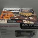 Gourmia Toaster Oven Digital Air Fryer - Convection Mode with 4 Slice Capacity, 3 Rack Positions, 12 Presets, Toast, Bagel, Bake, Roast, Broil, Dehydrate, Popcorn, Fits 9" Pizza, Stainless Steel (Large, Silver)