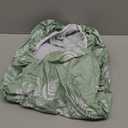 Walrus Round Vinyl Fitted Tablecloth with Flannel Backing Elastic Edge Design Table Cover Waterproof Oil-Proof PVC Table Cloth Stain-Resistant Best for 36" Round (Mint Leaf)