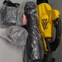 Leaf Blower Cordless Compatible with Dewalt 20V Max Battery, Electric Cordless Leaf Blower with 2 3.0Ah Batteries and Charger,6 Speed Levels & 500CFM,Blowers for Blowing Leaves, Lawn Care and Dust (Yellow)