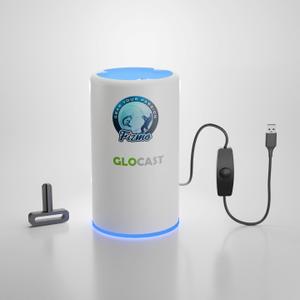 Aramish GloCast - Instant UV Charger for Lures Glow Freshwater Saltwater Baits Jigs Plugs Spoons for Salmon Walleye Musky Squid Powerful UV LED Light