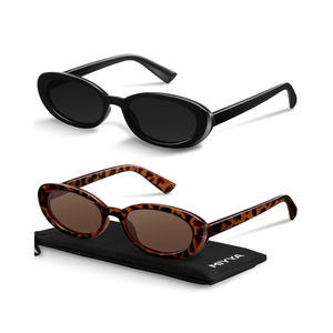 miyya 2025 Polarized Oval Sunglasses with UV Protection - Multiple Trendy Colors & Patterns