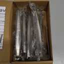 Ravinte 5 Pack Solid 5 Inch Kitchen Cabinet Handles Brushed Nickel Cabinet Pulls Satin Nickel Drawer Pulls Kitchen Cabinet Hardware Kitchen Handles for Cabinets Cupboard Handles Drawer Handles