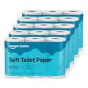 Amazon Basics 2-Ply Soft Toilet Paper, 30 Rolls (5 Packs of 6), Equivalent to 185 Regular Rolls