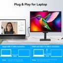 14 Inch Touchscreen Portable Monitor with Stand, 1920x1200 IPS HDR Ultra Slim USB-C HDMI External Display for Laptop Phone Switch