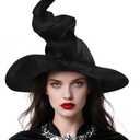 Amazon.com: Leuceiy Halloween Witch Hat, Adult Witch Hats for Women, Large Wizard Hat Cosplay Party Costume Accessories : Clothing, Shoes & Jewelry