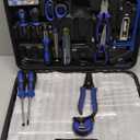 Prostormer 259-Piece Tool Kit, General Household Hand Tool Set with Plastic Storage Toolbox, Portable Complete Repair Tool Box for Home and Car (Blue)