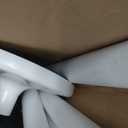 Mr. Chain 96401-6 White Stanchion, 2.5" link x 40" Overall Height, Pack of 6