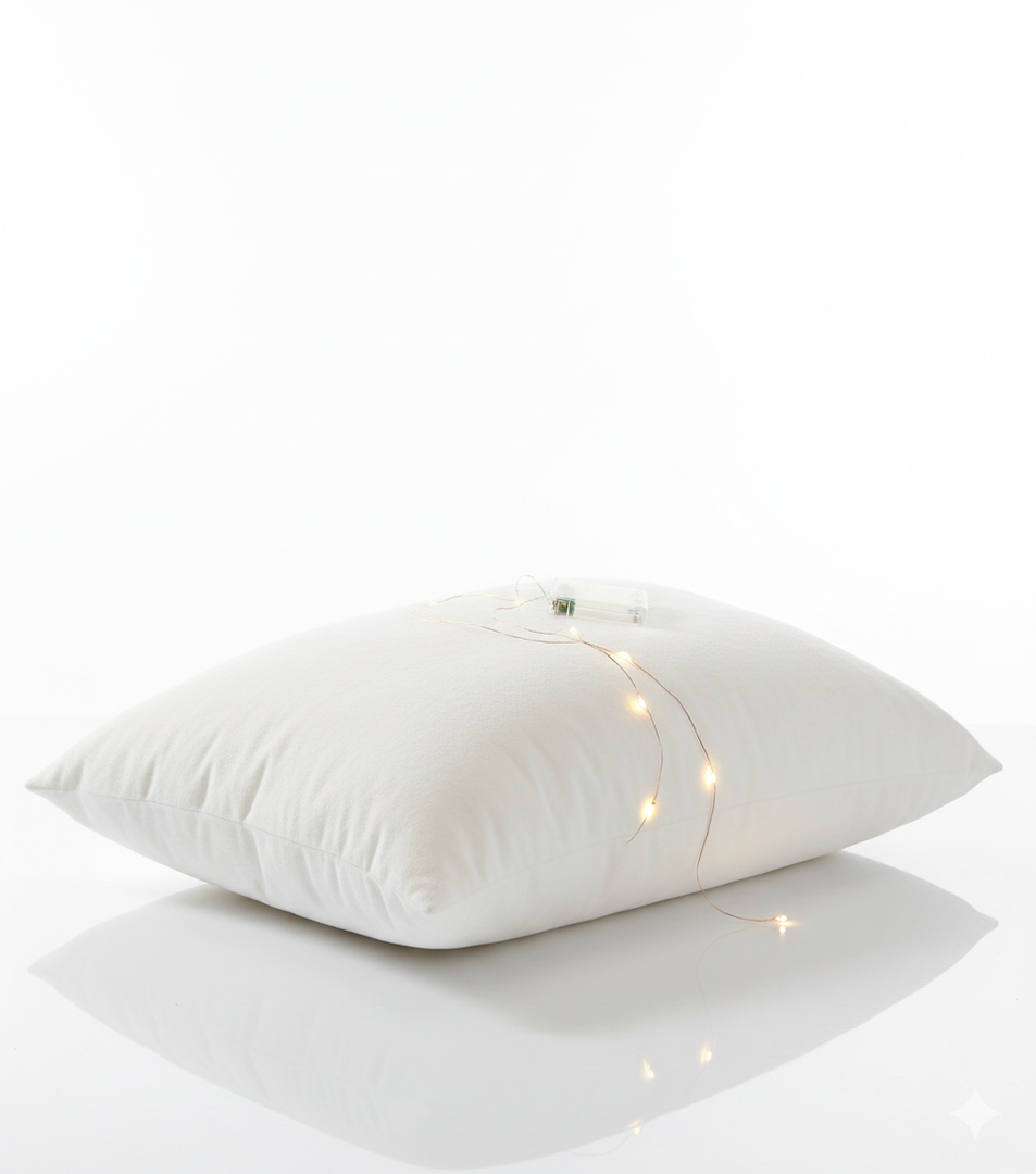 Fluffy Pillow Material Sheet With Lighting Cord for Battery
