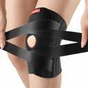 Medical-Grade Knee Brace for Women & Men,[Adjustable V-Straps & Anti-Slip] Knee Support with Side Stabilizers for Knee Pain,Meniscus Tear,ACL,MCL,Arthritis, Patella Stability for Injuries Recovery - L