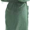 Amorbella Premium Plush Robe for Women Long Fluffy Fleece Robe Winter Warm Bathrobe with Pockets (L)