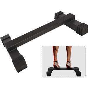Steel Calf Raise Bar: Standing Calf Raise Machine - Calf Stretching Squat Foot Leg Stretch Block