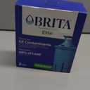 Brita Filter Replacements for Water Pitchers and Dispensers, Elite, NSF Certified to Remove 99% of Lead, 2 Count, Blue