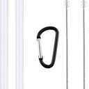 HiVisible 2 Hydroflask Straw Replacement Hydro Flask Straw Replacement Straw for Hydroflask 32 oz 40 oz 64 oz (2 Hydroflask Straws)