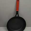 Carbon Steel Pan, 12 Inch Nonstick Frying Pan Skillet, Pre-Seasoned Carbon Steel Cookware with Removable Silicone Handle Holder, Indoor/Outdoor, Induction & Oven Safe