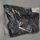 Tipsy Elves Mardi Gras Leggings - Comfortable Non See-Through Mid and High Waisted Stretch Leggings (M)