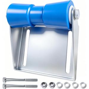 8inch/10inch/12inch Boat Trailer Rollers with Brackets Galvanized Steel Keel Roller Assembly Kit for Easy Water Launch