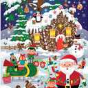 Sparkle and Bash 300 Piece Christmas Jigsaw Puzzle - Winter Wonderland - 20x27 Inch Large Christmas Puzzle for Kids Adults for Winter Holiday Xmas Gift Present