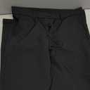 Plaid&Plain Men's Stretch Dress Pants Slim Fit Skinny Suit Pants 7101 Black 32W30L