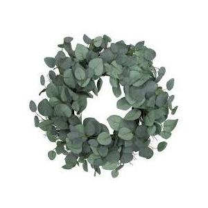 HD Designs Eucalyptus Wreath, 24 in