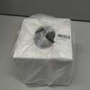 Sumnacon Tissue Box Cover Square Tissue Box Stylish PU Tissue Box Holder with Magnetic Bottom, Cube Leather Tissue Cover for Living Room Bathroom Table Desk Home Office Car, White