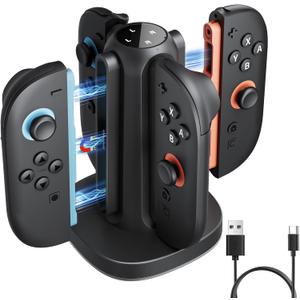 Grip Charger for Nintendo Switch 2 Charging Dock for Switch Joycon Station for NS 2 Accessories 2025