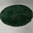 OLANLY Dark Green Round Rugs for Bedroom - Machine Washable, 4 ft Circle Area Rugs for Living Room, Soft and Fluffy Shaggy Carpet for Teen Girls and Boys, Nursery Rooms, Dorms, Home Decor Aesthetic