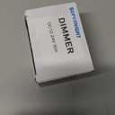 SUPERNIGHT LED Light Strip Dimmer, DC12V-24V 30A PWM Dimming Controller for Dimmer Knob Adjust Brightness ON/Off Switch with Aluminum Housing