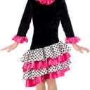 fun shack Kids Flamenco Dancer Costume Childrens Spanish Dance Dress Halloween Girls Book Character Costumes for Kids (4T)
