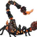 Schleich Eldrador Creatures - 8" Lava Scorpion Action Figure - Movable Scorpion Toy for Boys and Girls - Mythical Creature Figurine - Durable Fantasy Animal Beast Monster Toys for Kids Ages 7+ | 70142