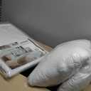 EDOW Throw Pillow Inserts, Set of 2 Lightweight Down Alternative Polyester Pillow, Couch Cushion, Sham Stuffer, Machine Washable. (White, 24x24)