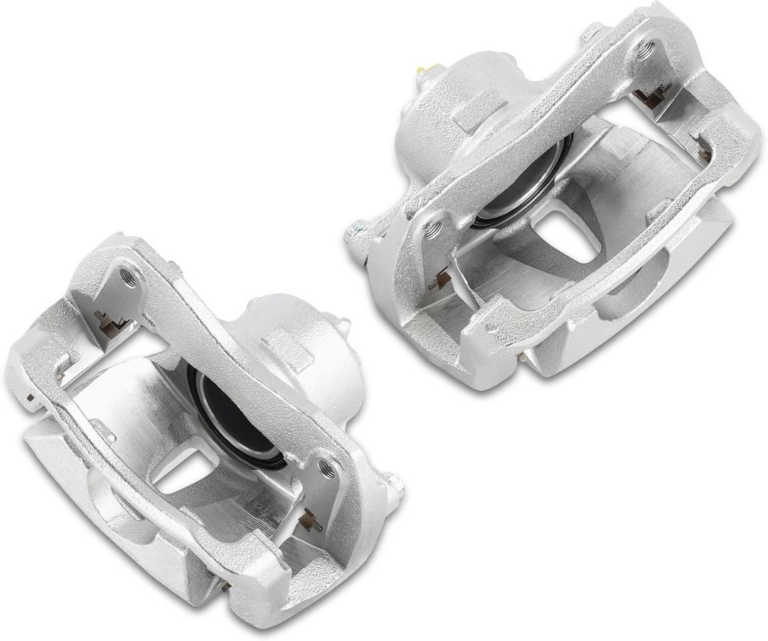 Front Brake Caliper Kit Right + Left Assembly w/Bracket 19B3195 19B3194 Compatible for Toyota Matrix Rav4 Corolla IM TC 2006-2020 (Set of 2)