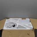 Ceiling Fans with Lights, 52 Inch Ceiling Fan with Light and Remote, 3CCT Dimmable, 6 Speed Reversible DC Motor,6 Blades Modern White Ceiling Fan for Bedroom, Indoor/Outdoor Use