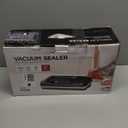 95kpa Vacuum Sealer Machine, Commercial Full Automatic Food Sealer,10-in-1 Sealing System with Double Heat Seal, Bags Storage, Easy-Lock Handle, Build-in Cutter,1 Bag Rolls and 10 pcs Pre-cut Bags