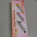 FANTEXY Dessert Decorating Syringe Set, Icing Piping Kit Stainless Steels Cake Decorating Tools 6 Piping Icing Nozzles Cupcake Decorating Kit (Silver)