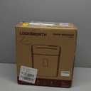 8-Sheet Micro Cut Paper Shredder P-4 High Security for Home Office Use with Handle, Shreds Credit Card/Staple 4 Gallons(Black) Visual Window Wastebasket