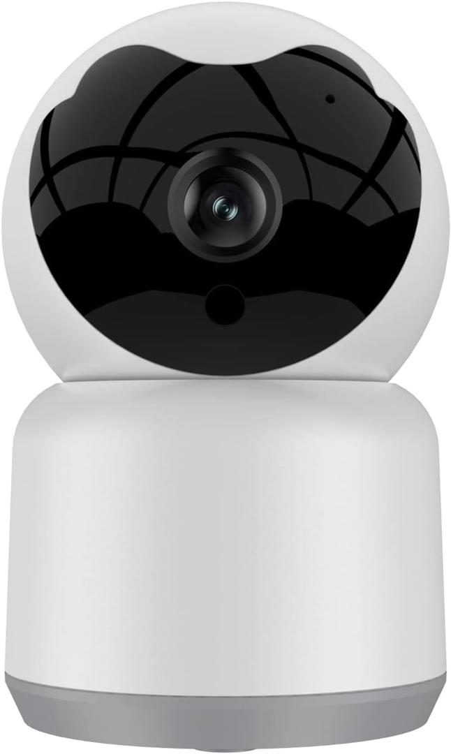 Bawofu Home Security Camera, Tuya 3MP Indoor PanTilt Smart Camera for Baby & Pet with Motion Tracking, 2Way Audio, IR Night Vision, Siren, Compatible with Alexa & Google Home, 2.4GHz WiFi