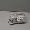 50 Pcs Clear Strawless Plastic Lids Fits for 12, 16, 20 and 24 oz Cups Disposable PET Sipper Cup Lids for Iced Coffee Milkshake Party Supplies (Transparent,98mm)