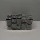 10 x ZOORON Sun Visor Hats for Women Men Wide Brim Sun Hats Women Men Adjustable Ponytail Sun Hats Foldable UPF 50+ (Gray)